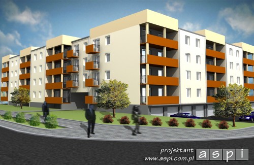 Budynki wielorodzinne - aspi - Autoskie Studio Projektowo-Inwestycyjne